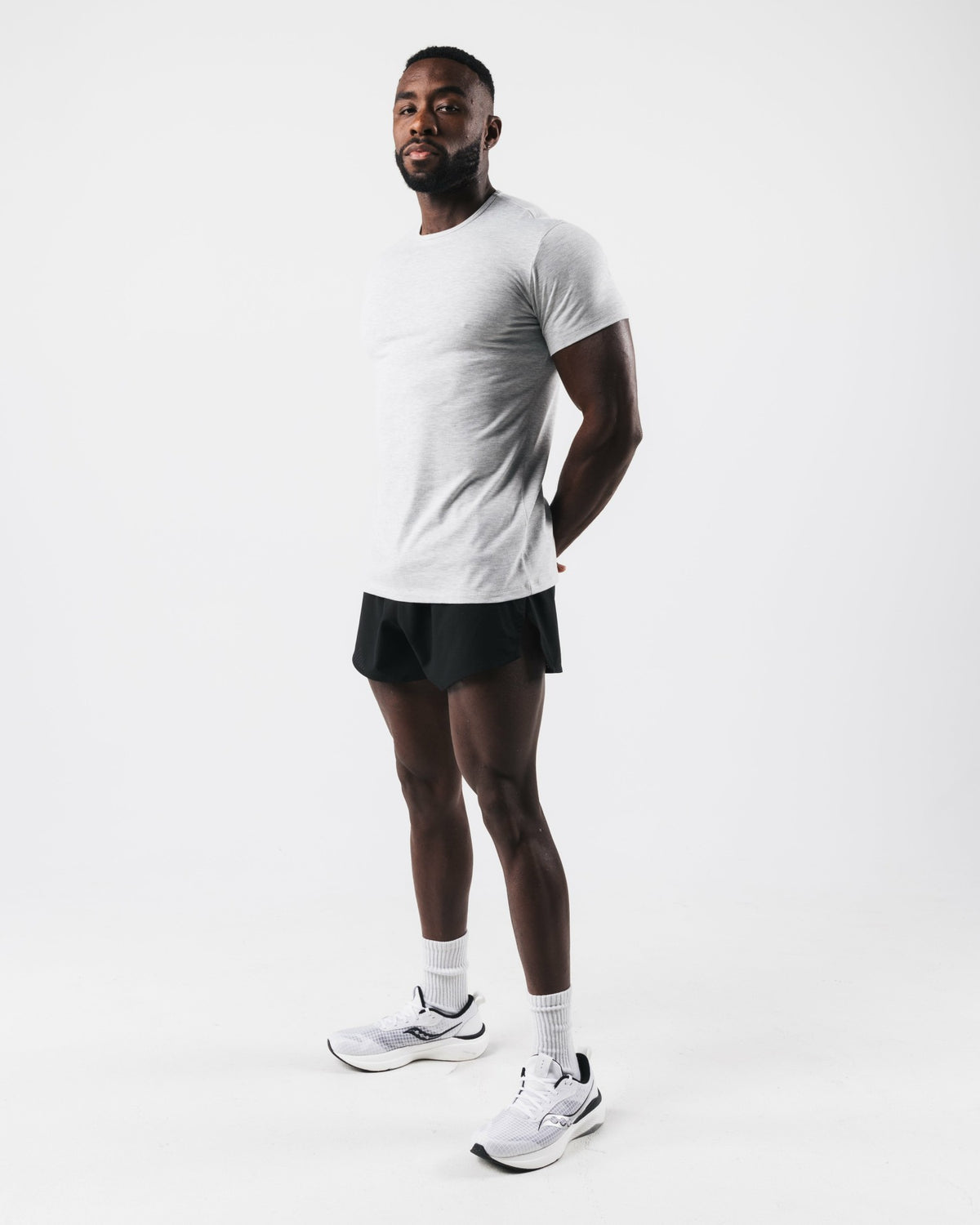 Zero Classic Tee 2pk - Heather Grey - Mens Workout Tee | Alphalete