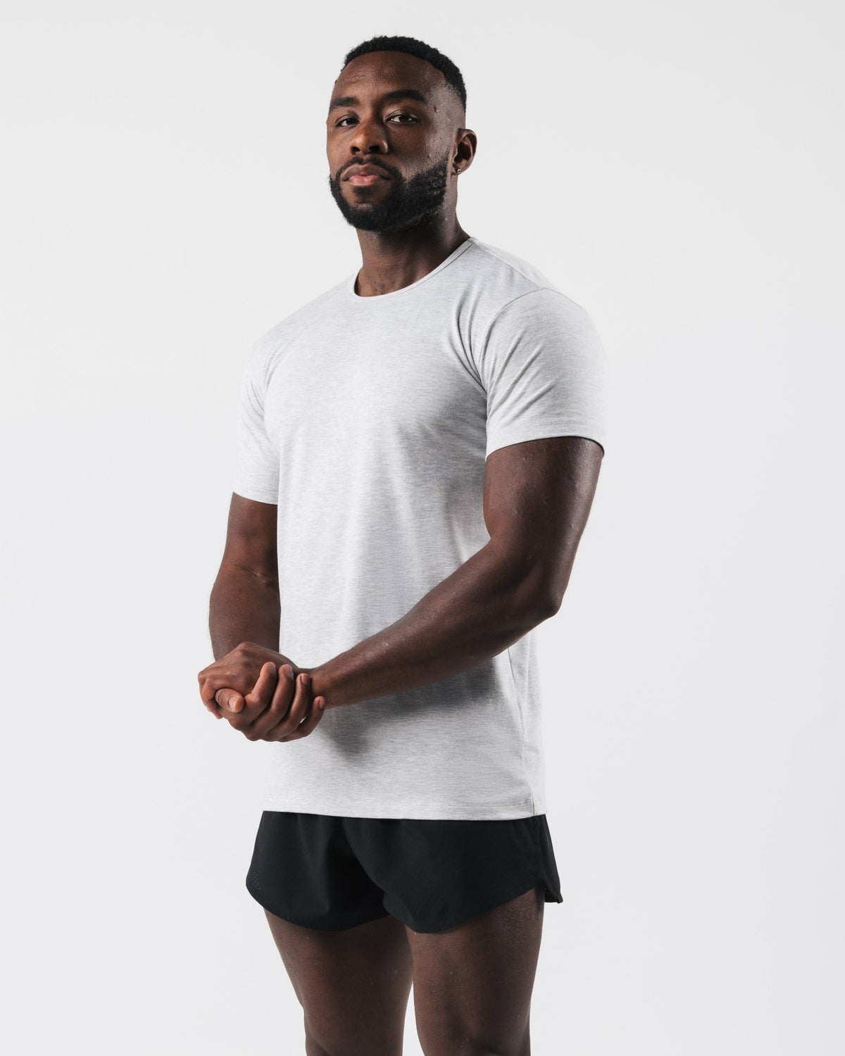 Zero Classic Tee 2pk - Heather Grey - Mens Workout Tee | Alphalete