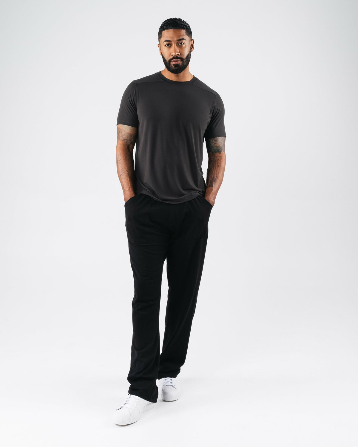 Zero Accent Tee - Dark Grey - Mens Workout Tee | Alphalete