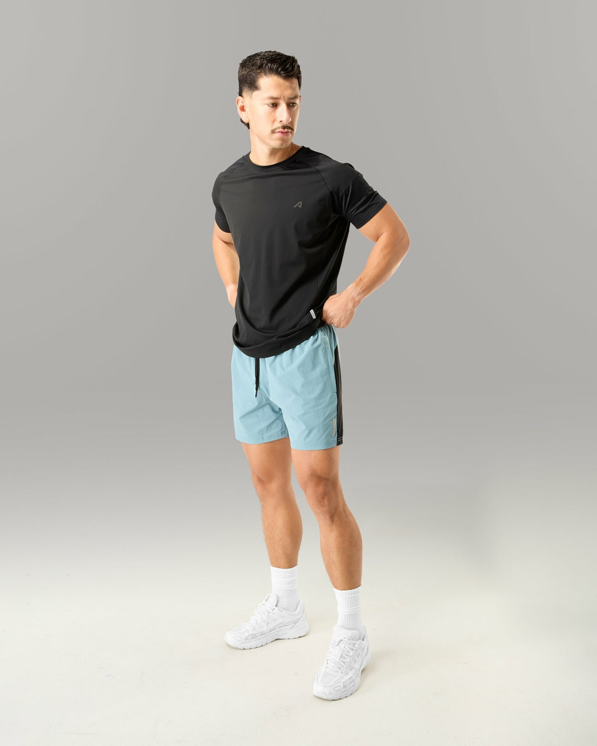 Apex Short - Muted Blue - Men's Athletic Shorts | Alphalete