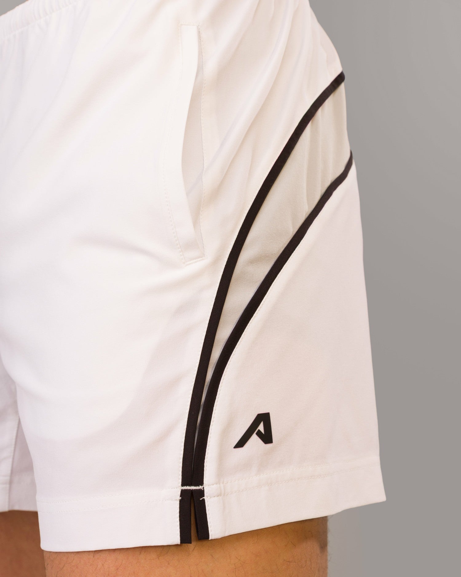Dynamic Panel Short - White - Men's Athletic Shorts | Alphalete