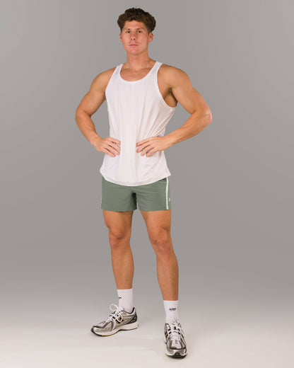 Dynamic Panel Short - Muted Sky - Men's Athletic Shorts | Alphalete
