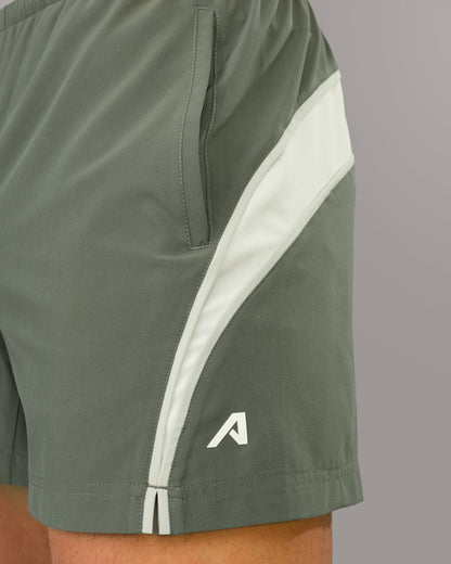 Dynamic Panel Short - Muted Sky - Men's Athletic Shorts | Alphalete