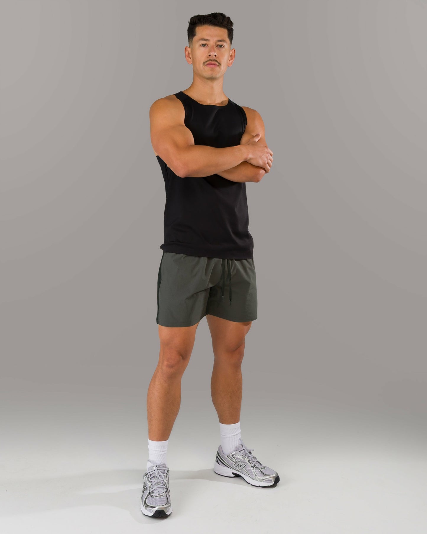 Apex Short - Iron Charcoal - Men's Athletic Shorts | Alphalete