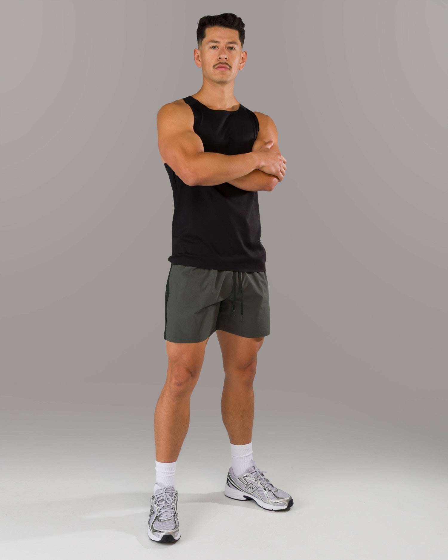 Apex Short - Iron Charcoal - Men's Athletic Shorts | Alphalete
