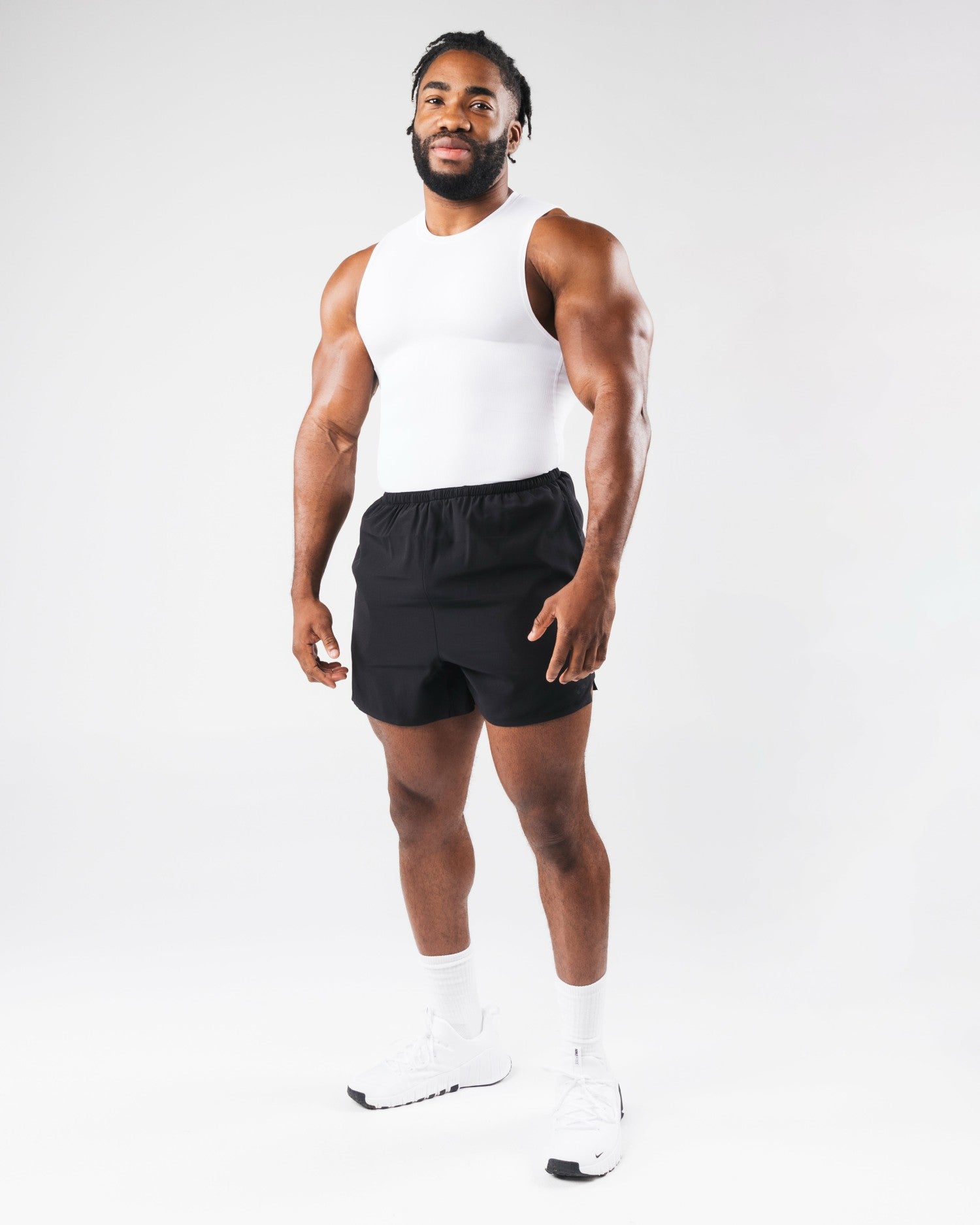 Power Tank - White - Mens Workout Tee | Alphalete