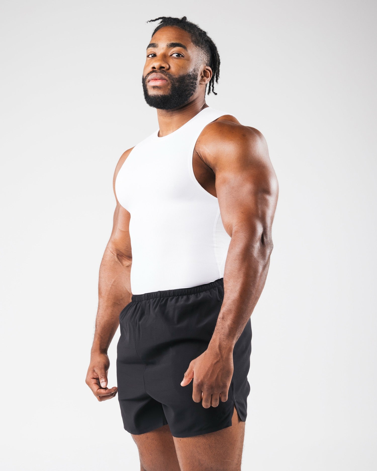 Power Tank - White - Mens Workout Tee | Alphalete