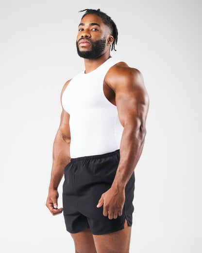 Power Tank - White - Mens Workout Tee | Alphalete