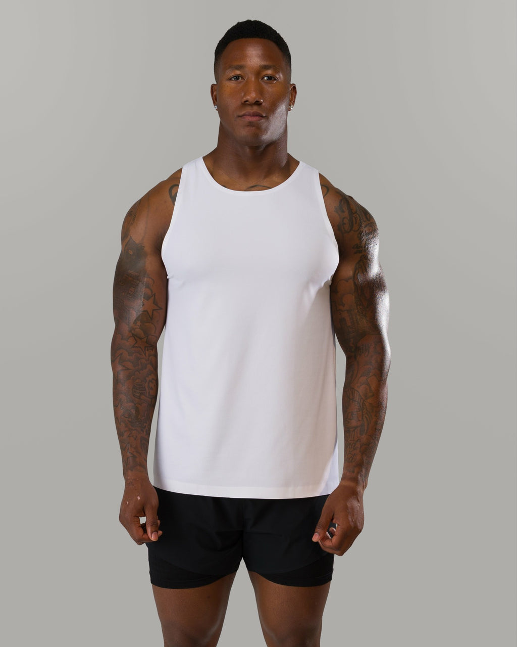 AeroFlex Tank - White - Mens Workout Tee | Alphalete