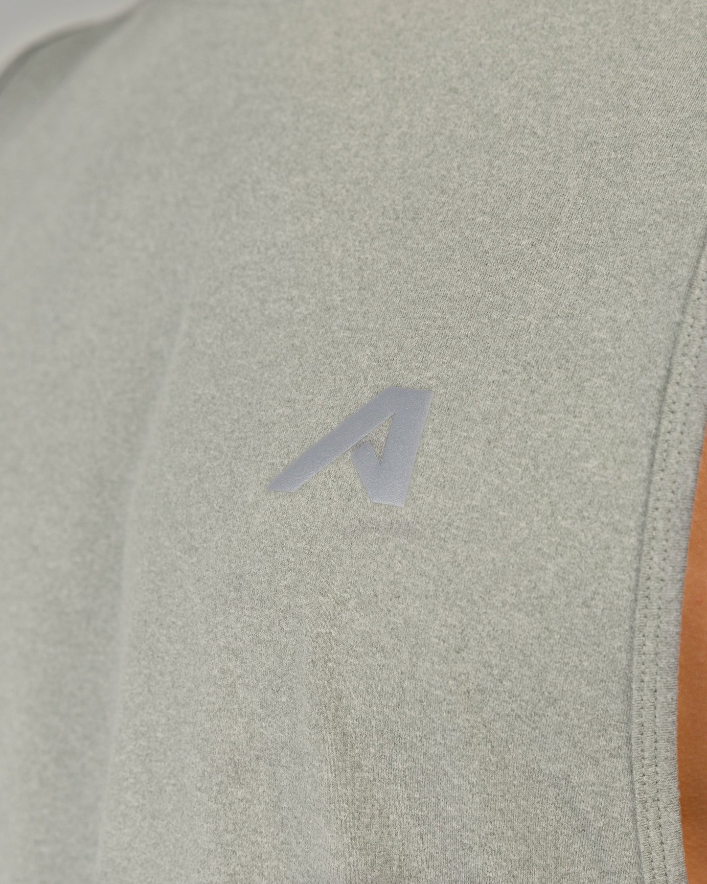 Adapt Cutoff - Silver - Mens Workout Tee | Alphalete