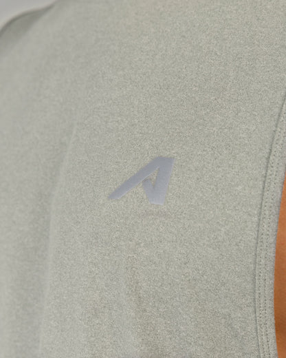 Adapt Cutoff - Silver - Mens Workout Tee | Alphalete