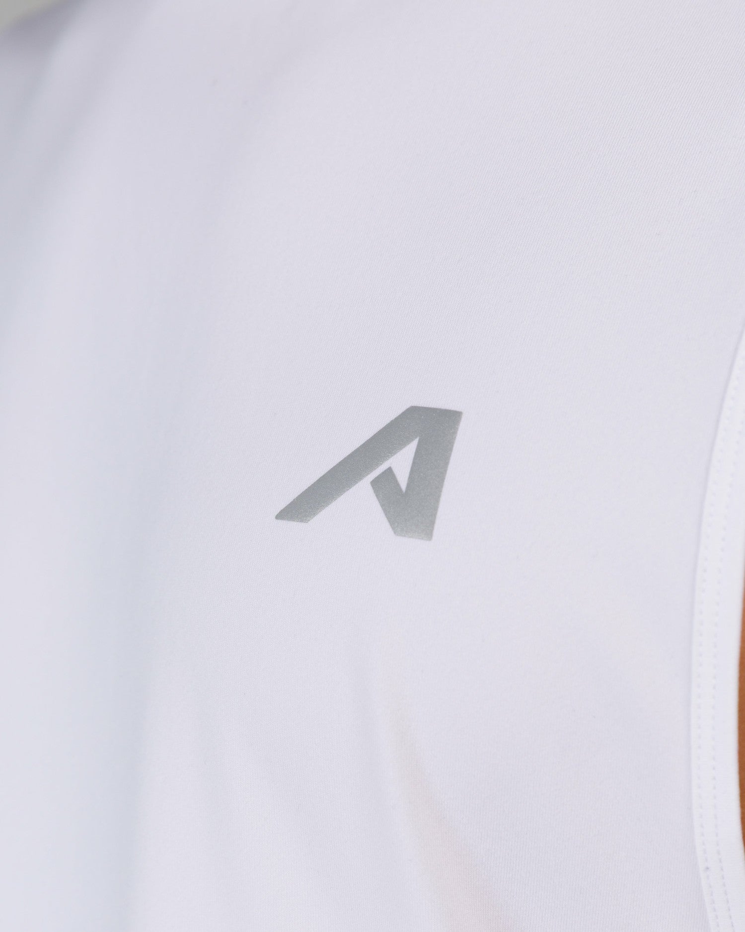 Adapt Cutoff - White - Mens Workout Tee | Alphalete