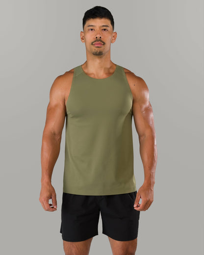 AeroFlex Vault Tank - Tactical Olive - Mens Workout Tee | Alphalete