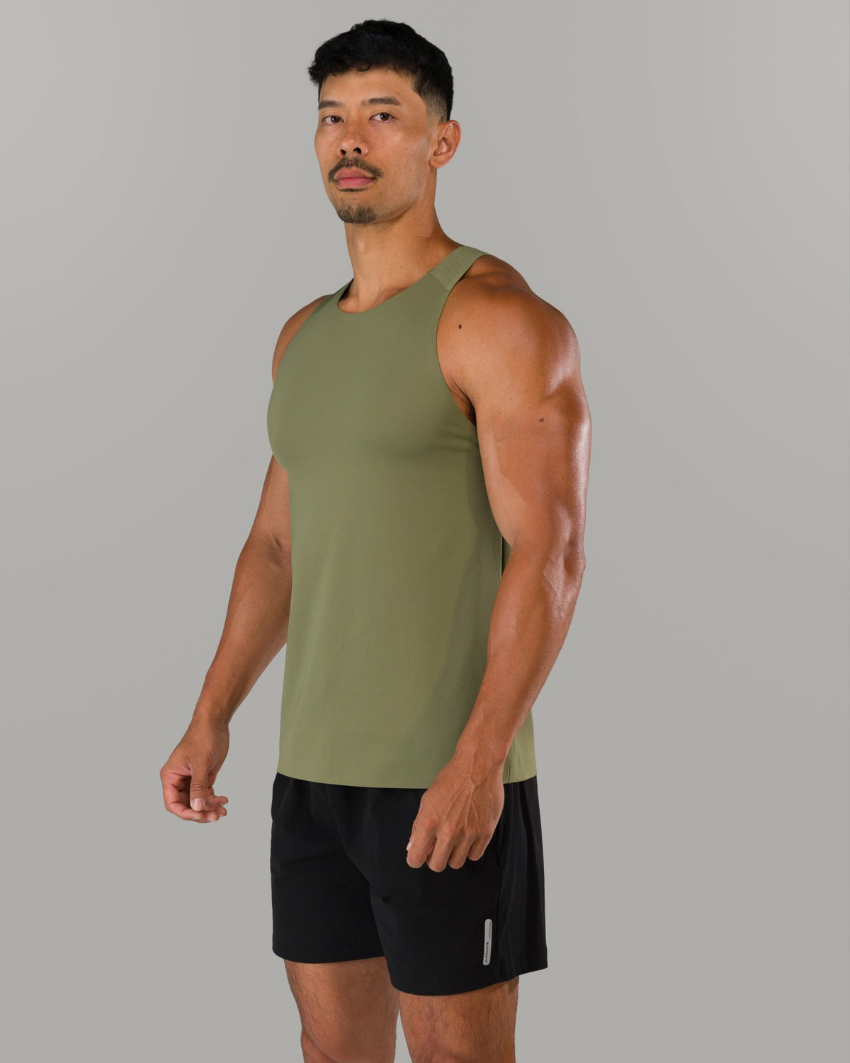 AeroFlex Vault Tank - Tactical Olive - Mens Workout Tee | Alphalete