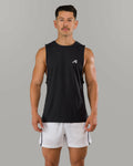 Adapt Cutoff - Black - Mens Workout Tee | Alphalete