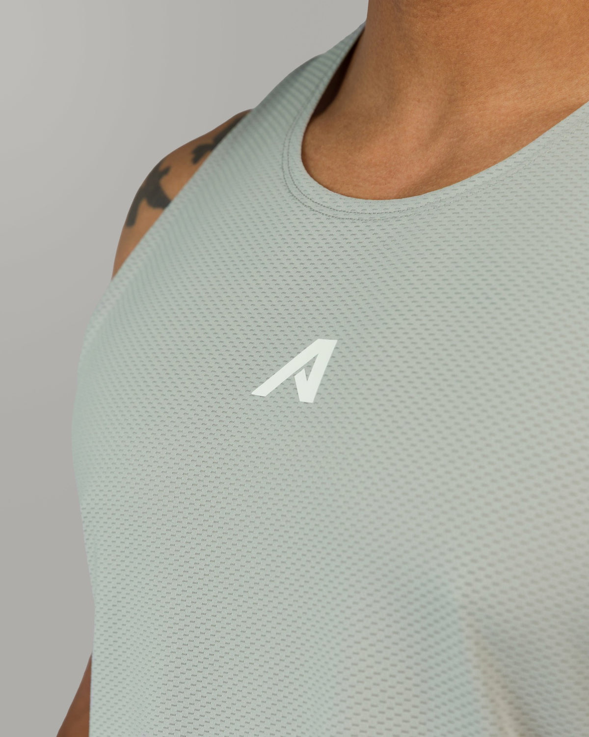 Base Cutoff - Silver - Mens Workout Tee | Alphalete