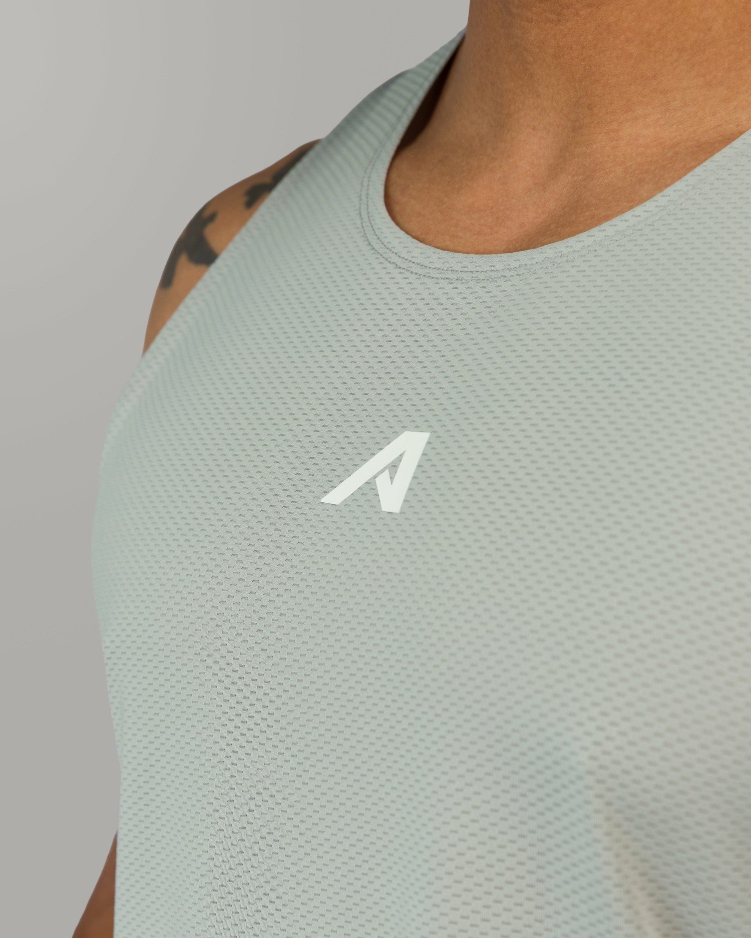 Base Cutoff - Silver - Mens Workout Tee | Alphalete