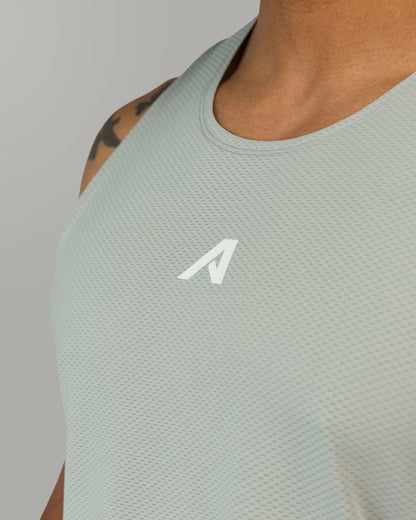 Base Cutoff - Silver - Mens Workout Tee | Alphalete