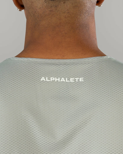 Base Cutoff - Silver - Mens Workout Tee | Alphalete