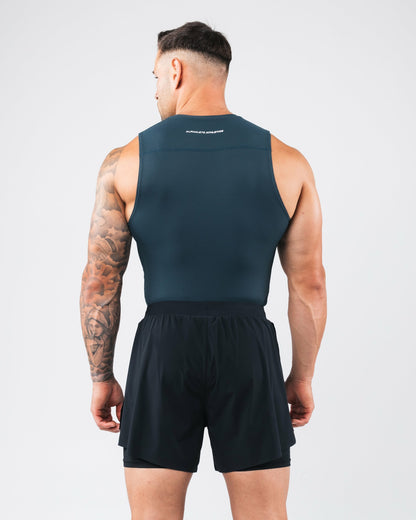 Power Tank - Dark Cyan - Mens Workout Tee | Alphalete