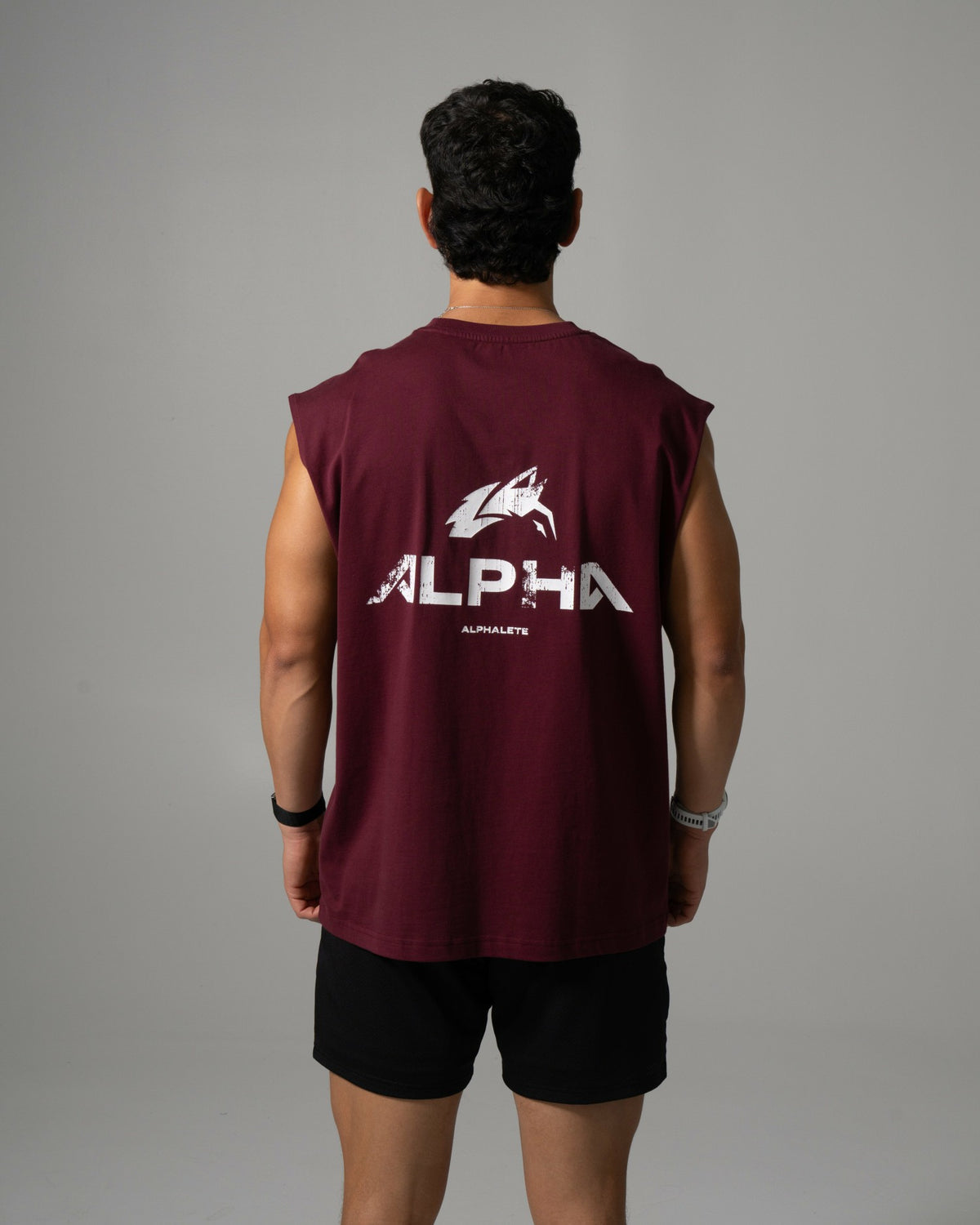 Alpha Tank - Merlot - Mens Workout Tee | Alphalete