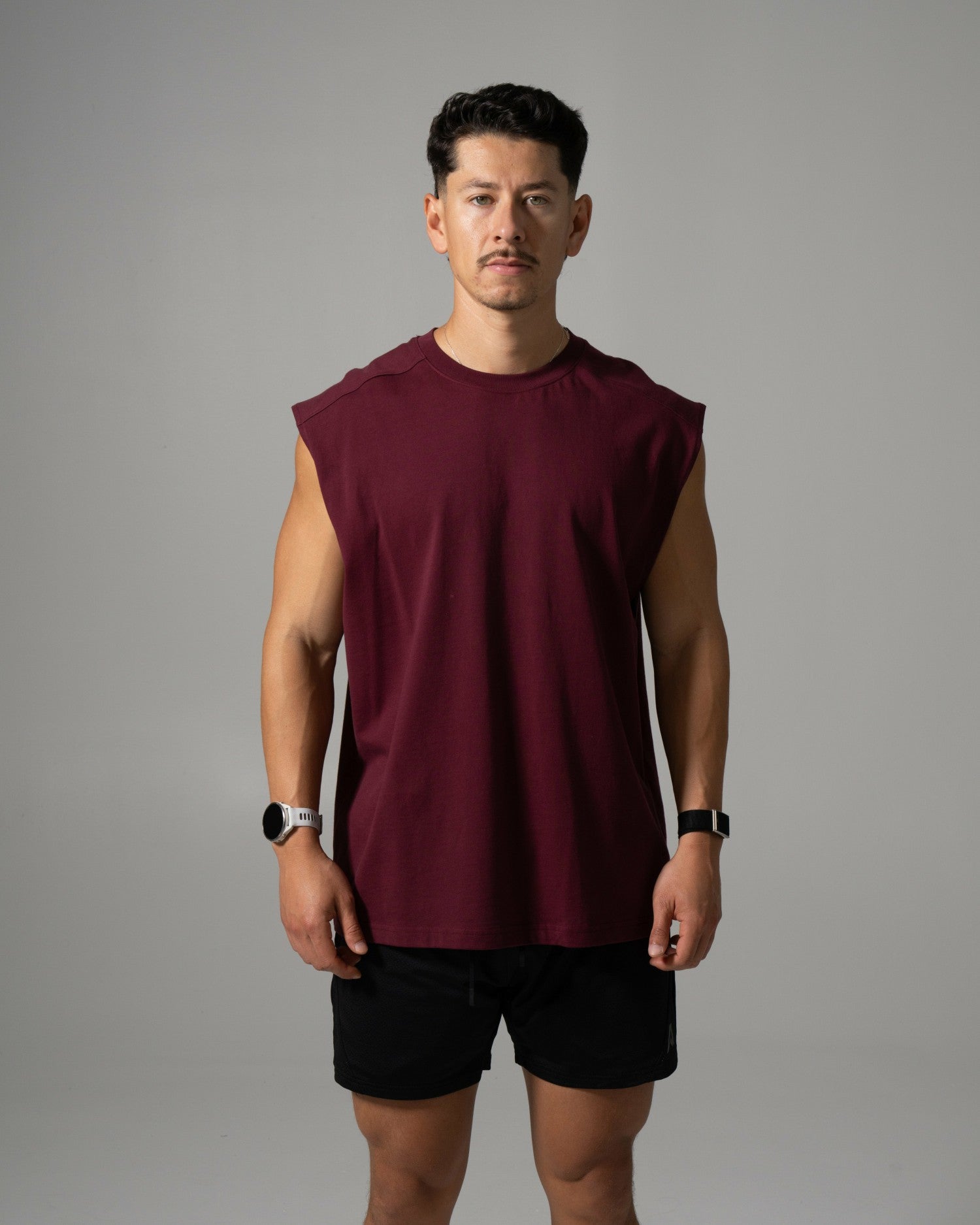 Alpha Tank - Merlot - Mens Workout Tee | Alphalete