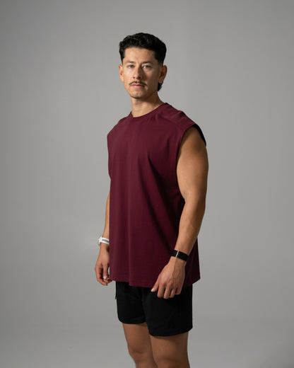 Alpha Tank - Merlot - Mens Workout Tee | Alphalete
