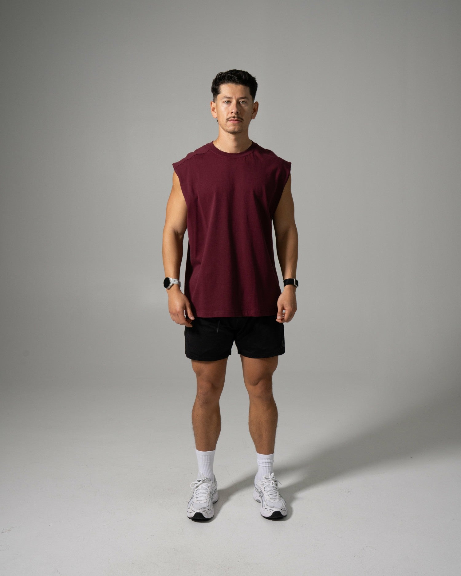 Alpha Tank - Merlot - Mens Workout Tee | Alphalete
