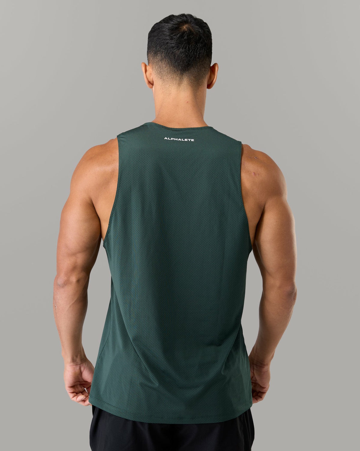 Base Cutoff - Summit Green - Mens Workout Tee | Alphalete