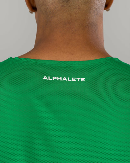 Base Cutoff - Emerald Green - Mens Workout Tee | Alphalete