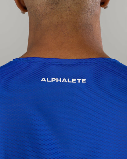 Base Cutoff - Prime Blue - Mens Workout Tee | Alphalete
