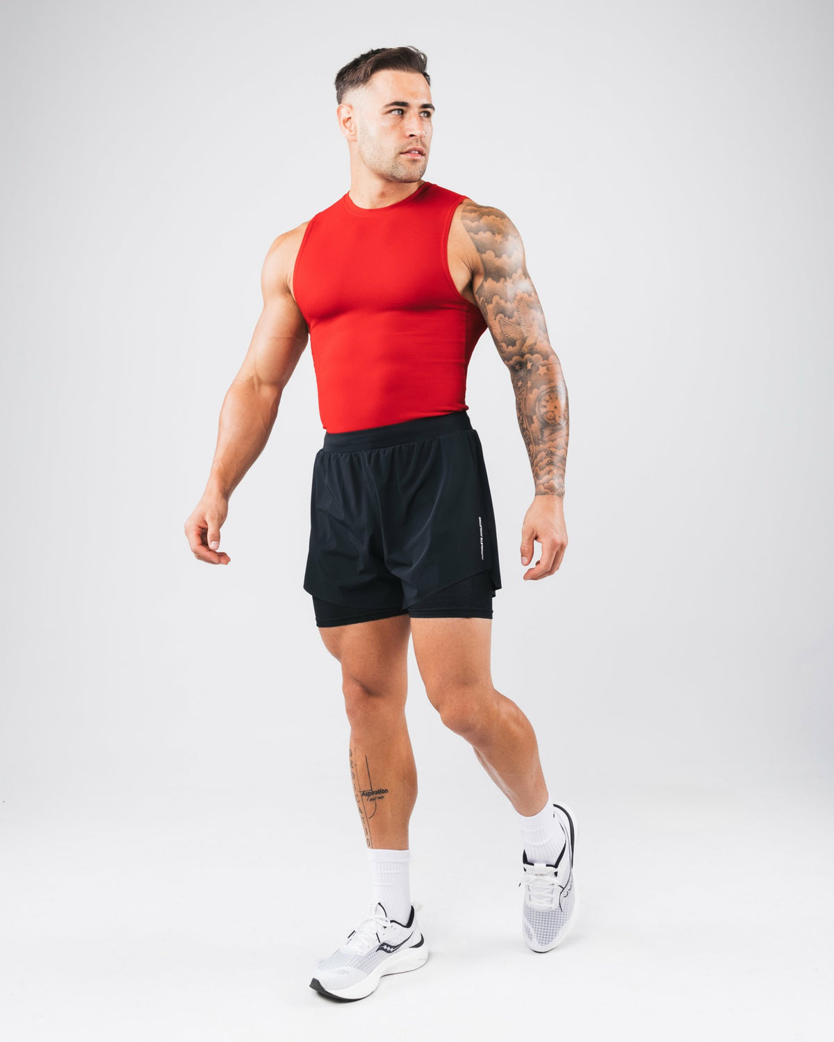 Power Tank - Carmine - Mens Workout Tee | Alphalete