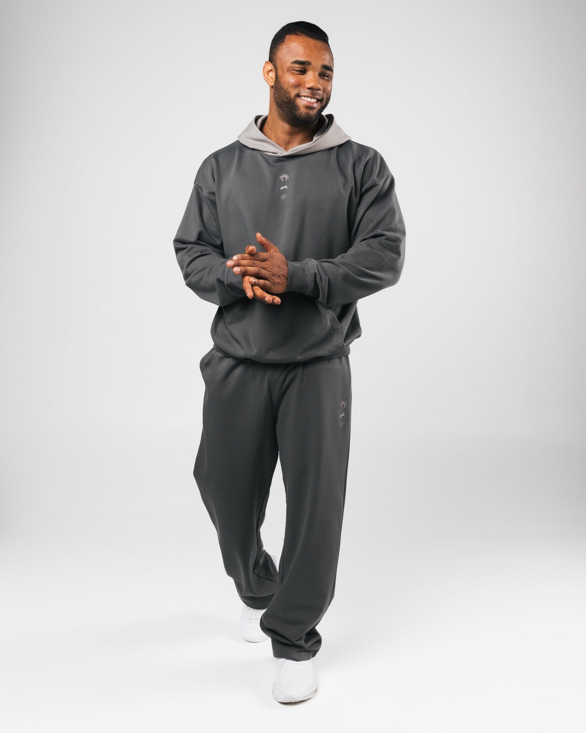 Three Pillar Heavyweight Hoodie - Pewter | Alphalete