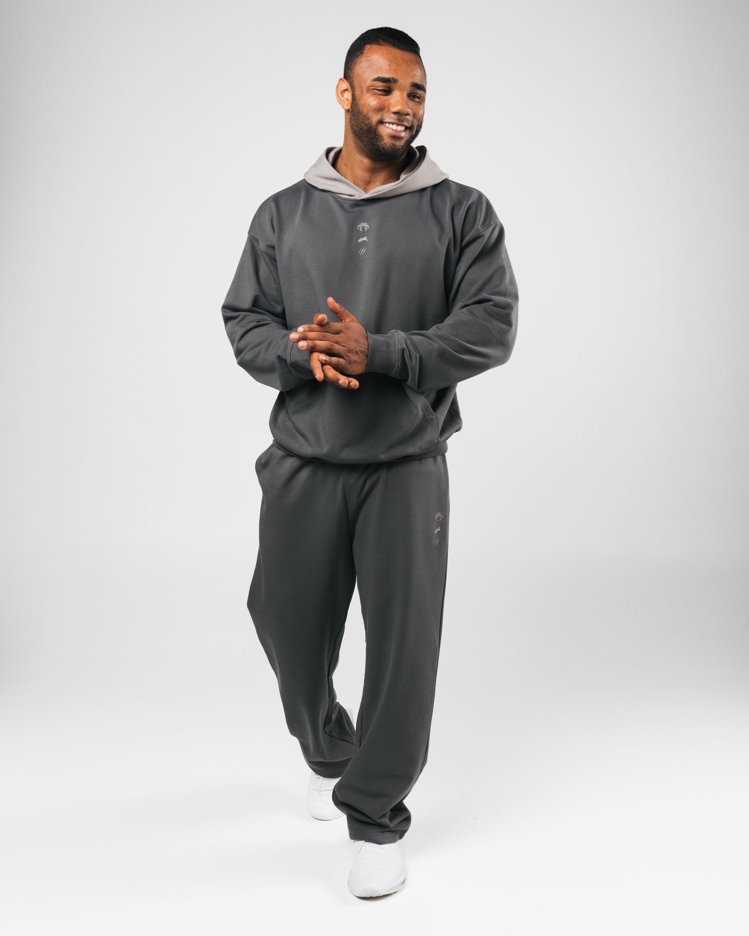 Three Pillar Heavyweight Hoodie - Pewter | Alphalete