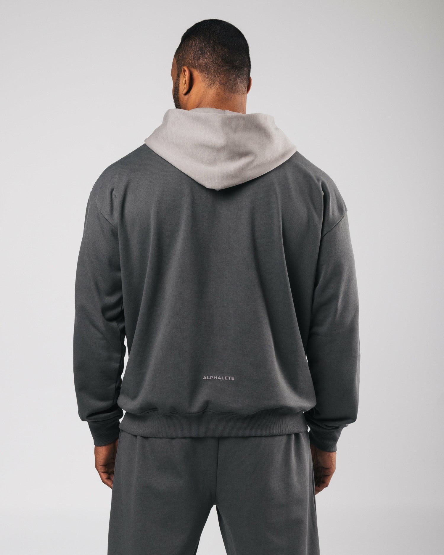 Three Pillar Heavyweight Hoodie - Pewter | Alphalete