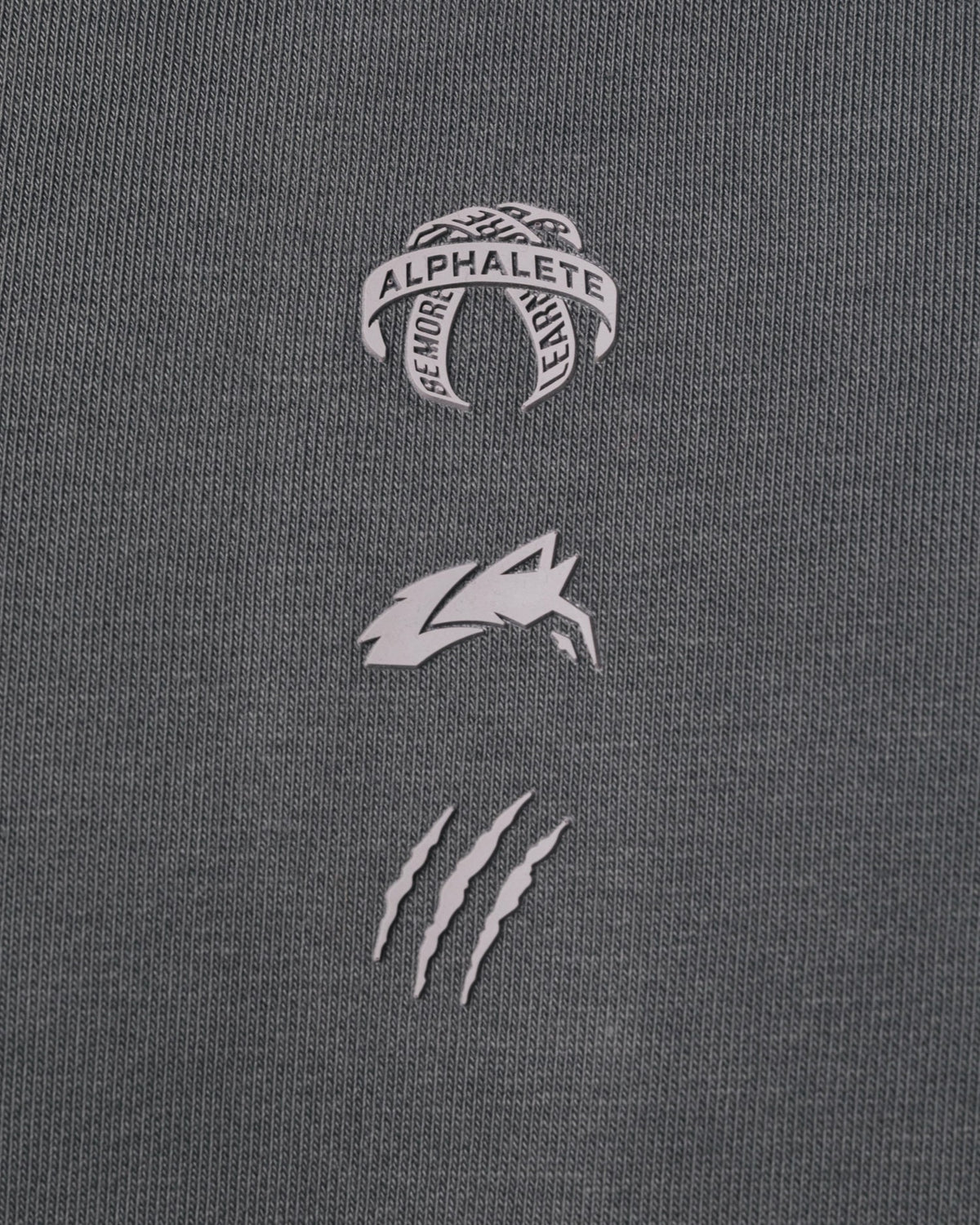 Three Pillar Heavyweight Hoodie - Pewter | Alphalete