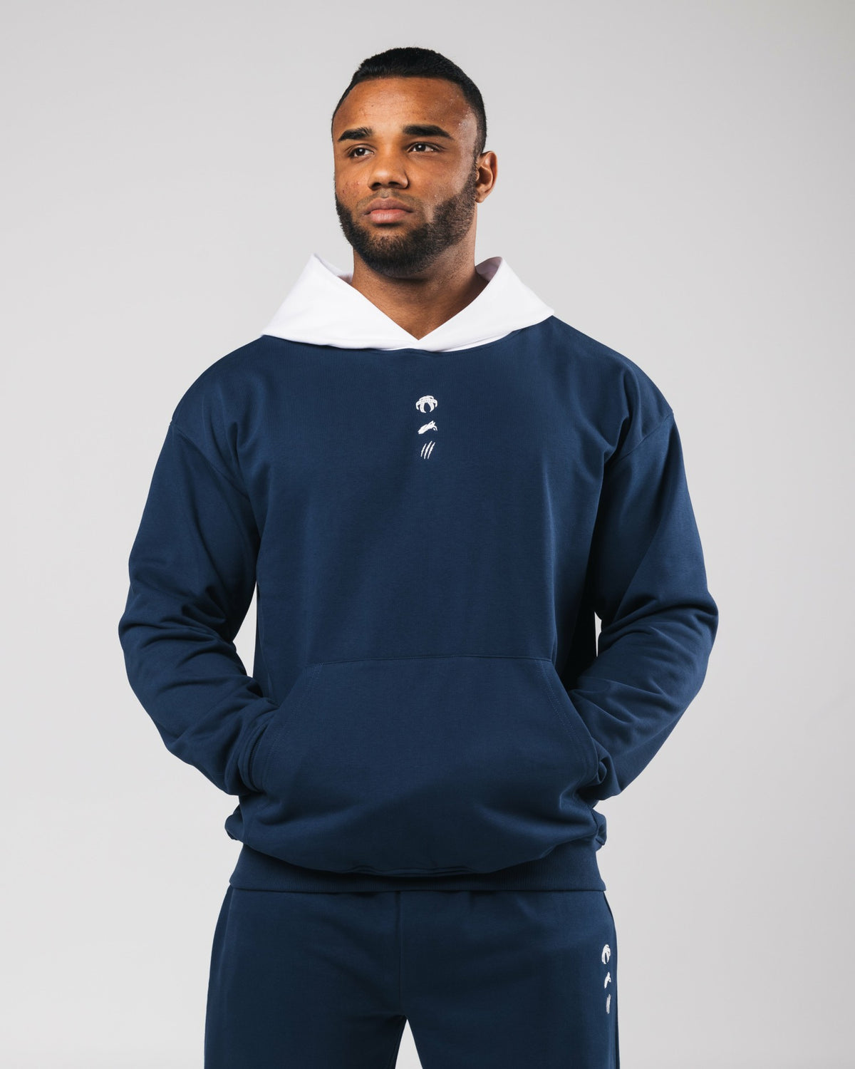 Three Pillar Heavyweight Hoodie - Denim | Alphalete