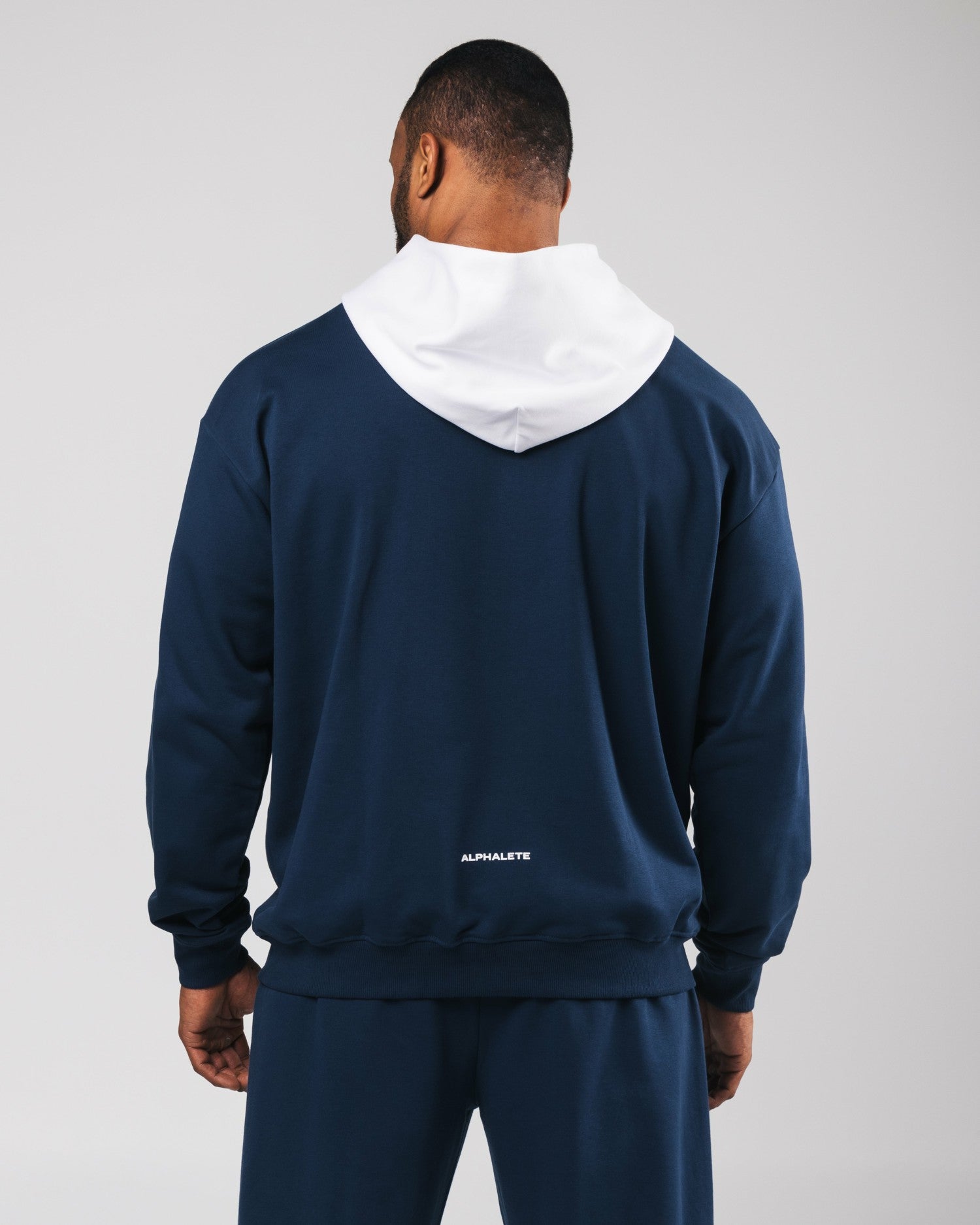 Three Pillar Heavyweight Hoodie - Denim | Alphalete