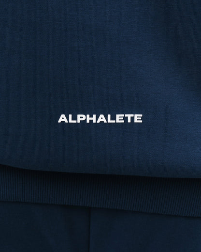 Three Pillar Heavyweight Hoodie - Denim | Alphalete