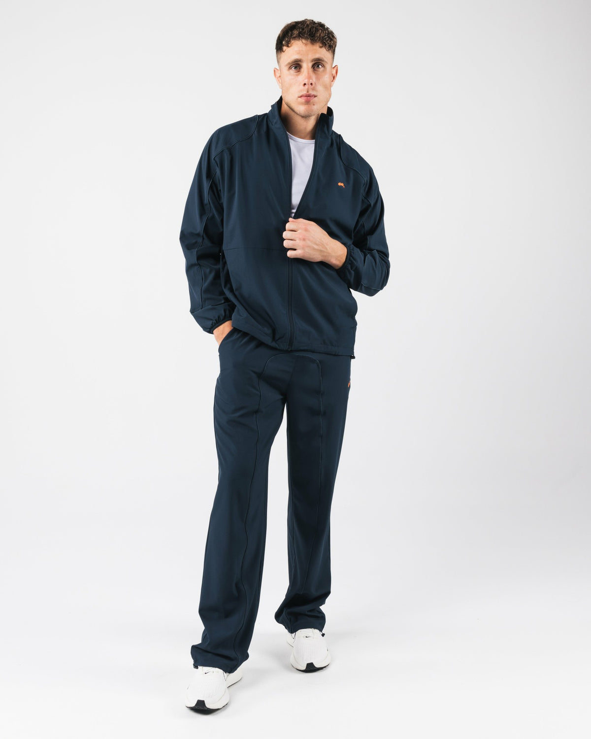 Club Training Jacket - Deep Navy - Men Workout Clothes | Alphalete