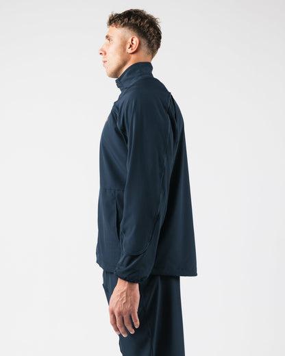 Club Training Jacket - Deep Navy - Men Workout Clothes | Alphalete
