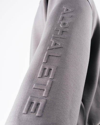 ELMTS Quarter Zip - Heather Cloud - Men Workout Clothes | Alphalete