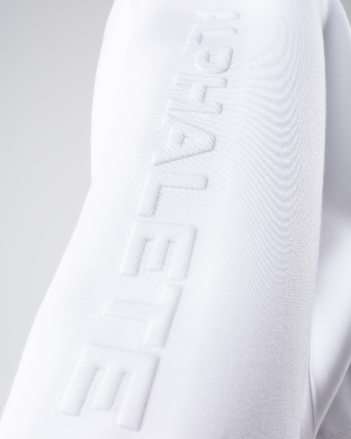 ELMTS Quarter Zip - White - Men Workout Clothes | Alphalete