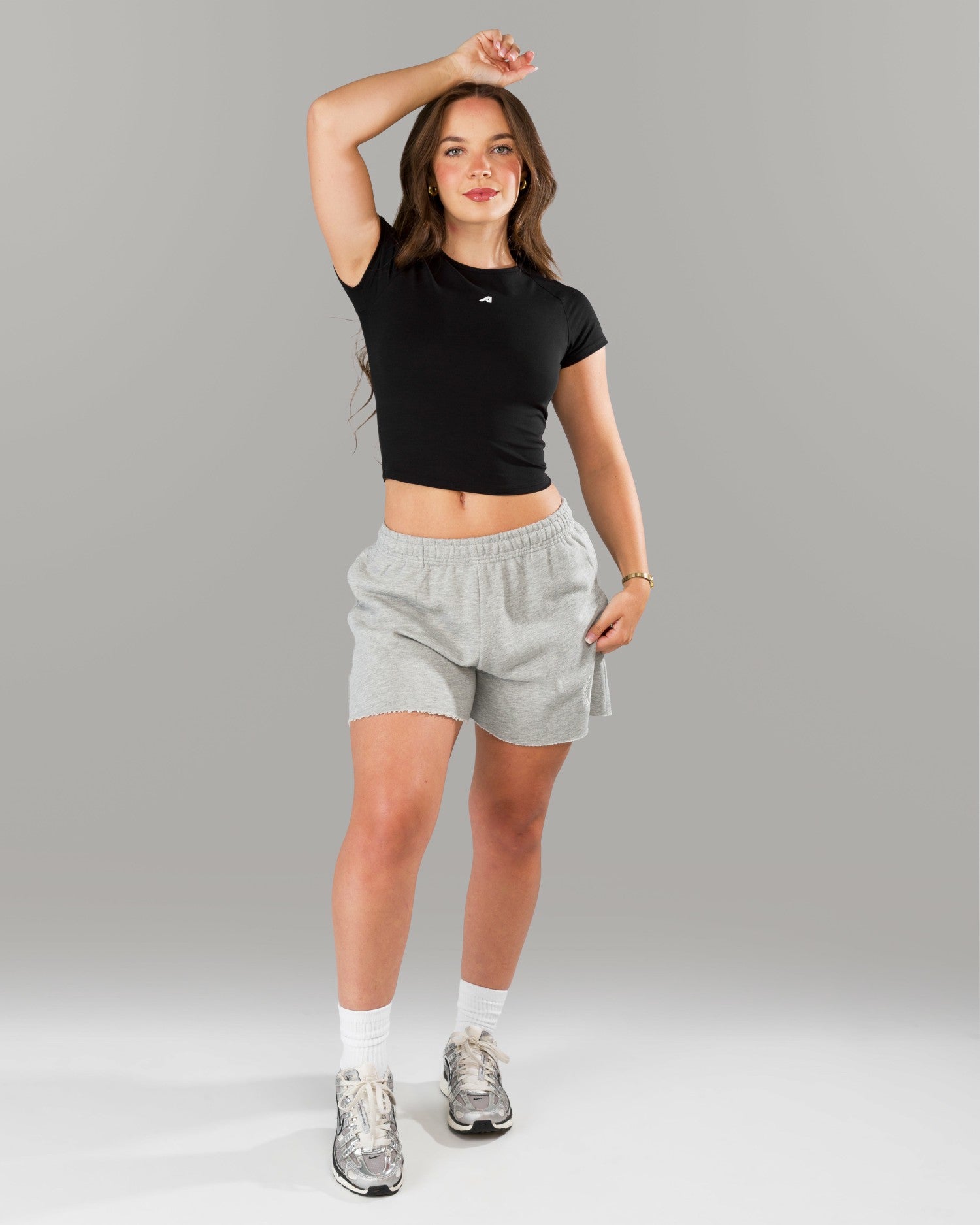 Core Sweat Short - Heather Grey | Alphalete