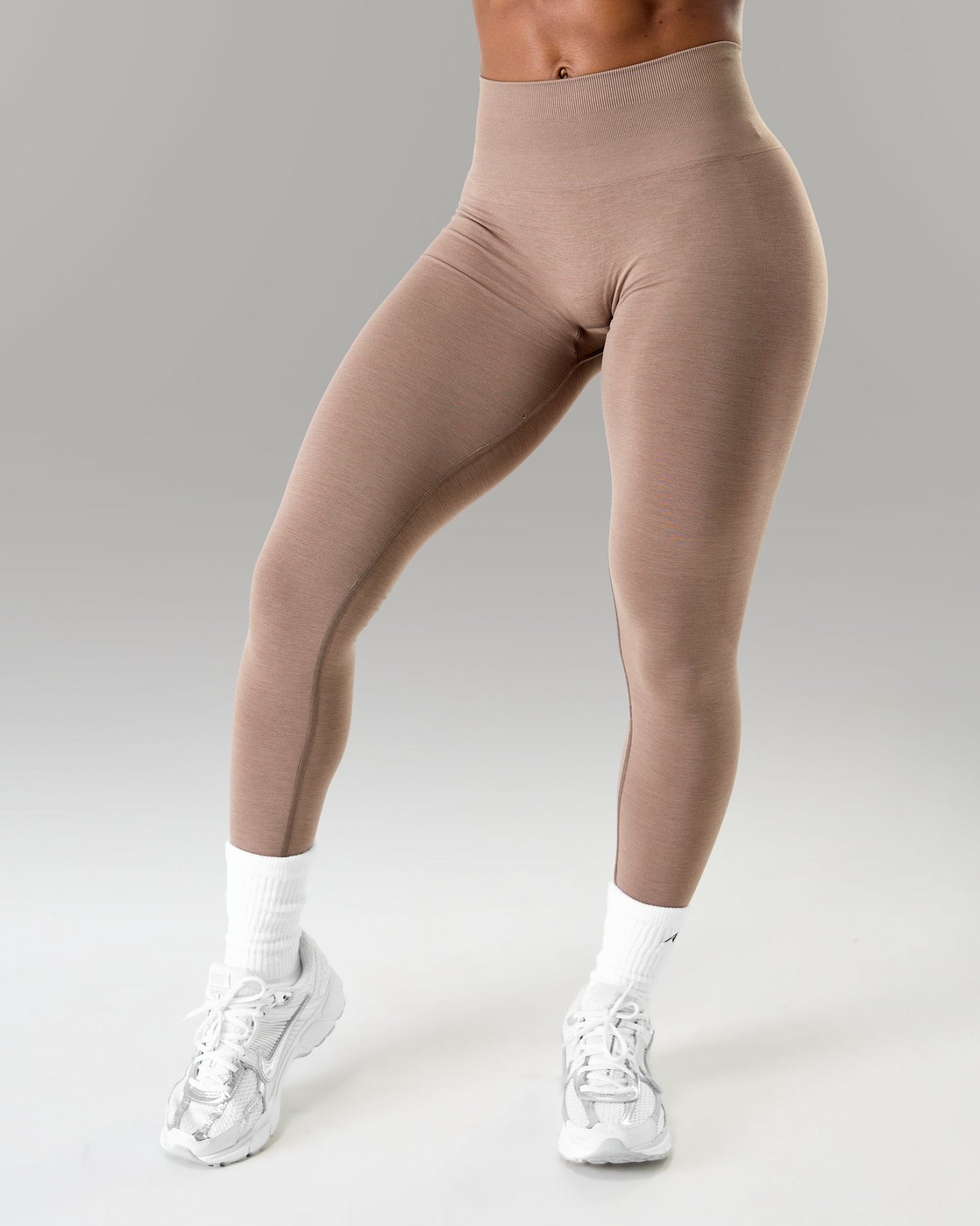 Amplify Mid Rise Legging - Mocha | Alphalete