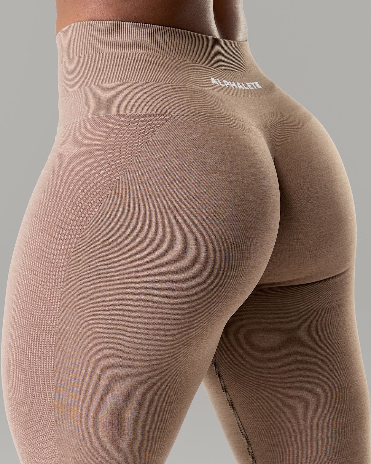 Amplify Mid Rise Legging - Mocha | Alphalete