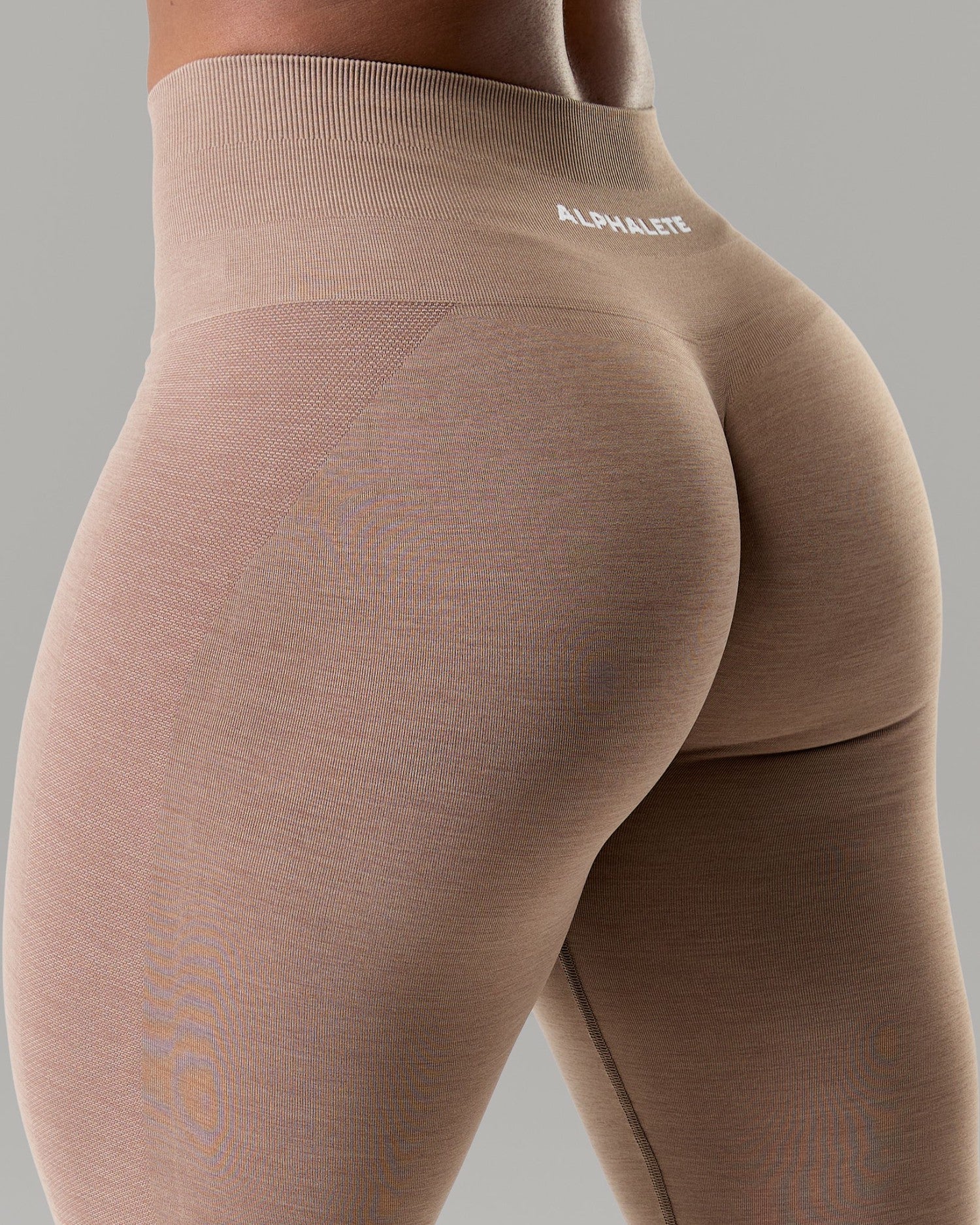 Amplify Mid Rise Legging - Mocha | Alphalete