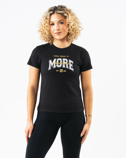 Core Tee - Black - Workout Clothes For Women | Alphalete