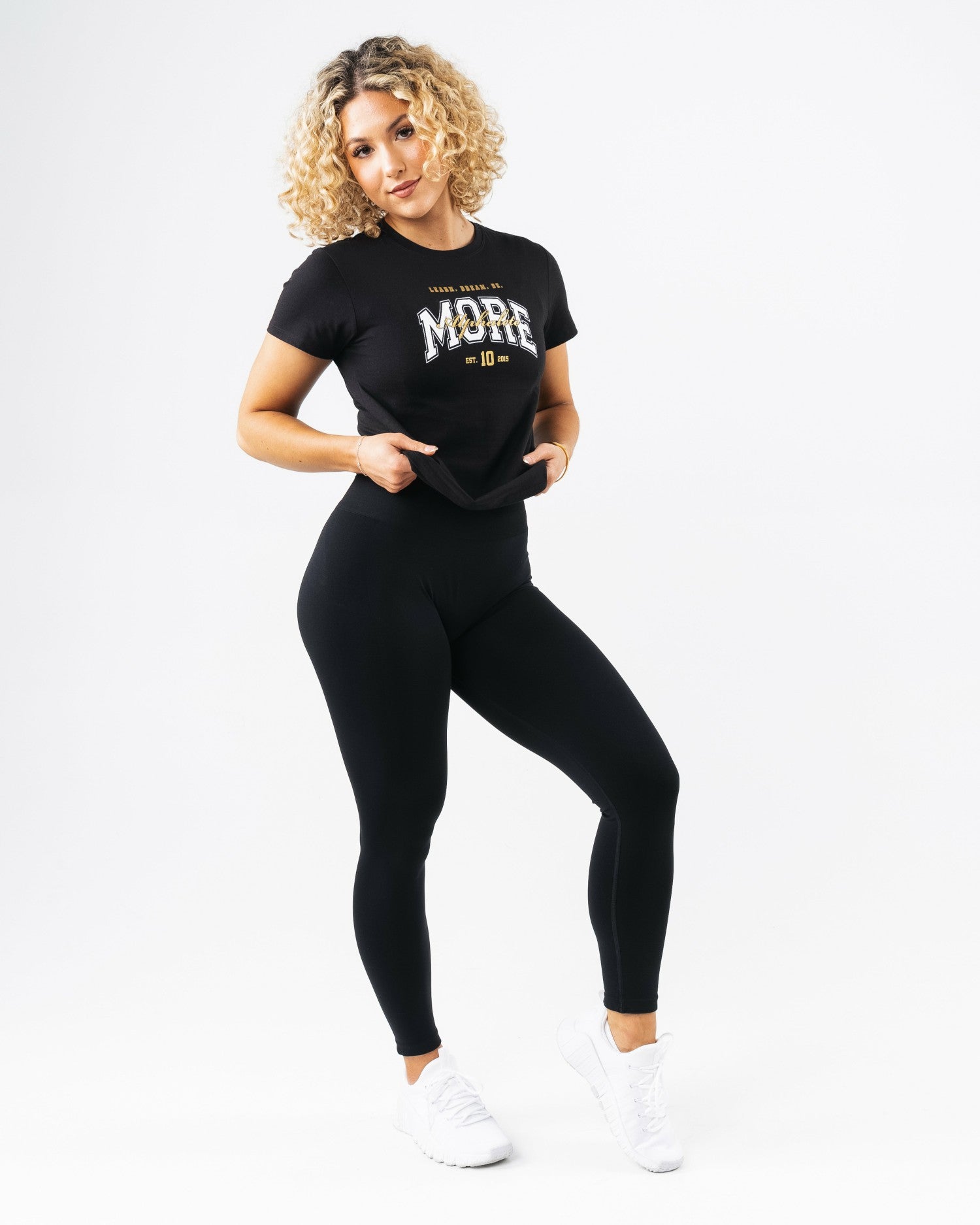 Core Tee - Black - Workout Clothes For Women | Alphalete