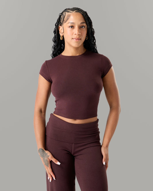 Cloud Tee - Cashmere - Workout Clothes For Women | Alphalete